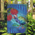 New Zealand Takahe Christmas Garden Flag Maori Fern Mix Pohotukawa