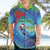 New Zealand Takahe Christmas Hawaiian Shirt Maori Fern Mix Pohotukawa