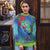 New Zealand Takahe Christmas Ugly Christmas Sweater Maori Fern Mix Pohotukawa