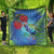 New Zealand Takahe Christmas Quilt Maori Fern Mix Pohotukawa