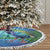 New Zealand Takahe Christmas Tree Skirt Maori Fern Mix Pohotukawa