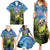 Personalised Jumping Kakapo Christmas Family Matching Summer Maxi Dress and Hawaiian Shirt New Zealand Fern - Starry Night Style