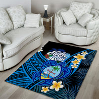 Hafa Adai Guam Area Rug Guahan Sea Turtle Tropical Style LT14 - Polynesian Pride