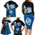 Hafa Adai Guam Family Matching Long Sleeve Bodycon Dress and Hawaiian Shirt Guahan Sea Turtle Tropical Style LT14 - Polynesian Pride