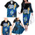 Hafa Adai Guam Family Matching Off Shoulder Long Sleeve Dress and Hawaiian Shirt Guahan Sea Turtle Tropical Style LT14 - Polynesian Pride