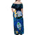 Hafa Adai Guam Family Matching Off Shoulder Maxi Dress and Hawaiian Shirt Guahan Sea Turtle Tropical Style LT14 - Polynesian Pride