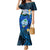 Hafa Adai Guam Mermaid Dress Guahan Sea Turtle Tropical Style LT14 Women Blue - Polynesian Pride