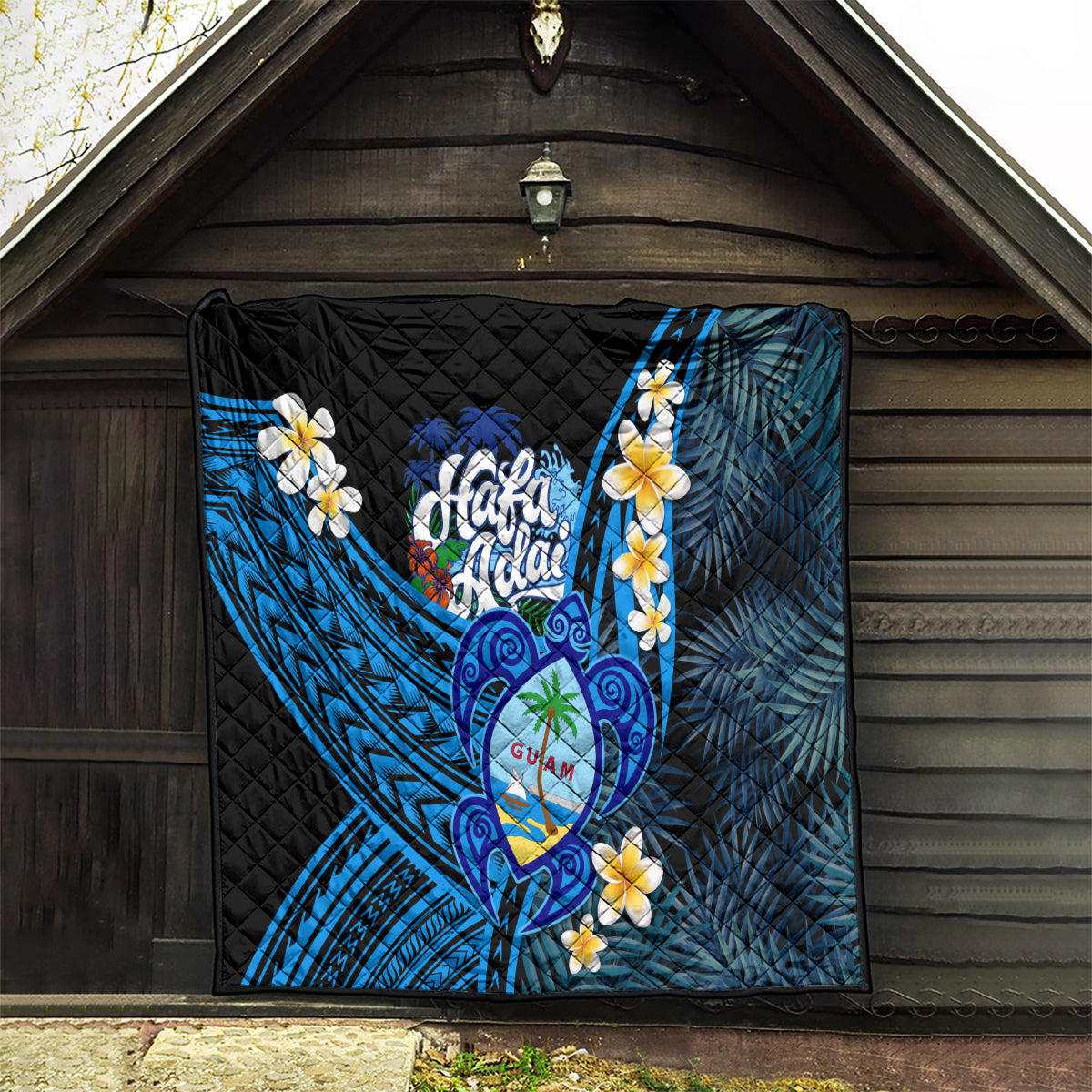 Hafa Adai Guam Quilt Guahan Sea Turtle Tropical Style LT14 - Polynesian Pride