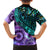 New Zealand Paua Shell With Australia Opal Unique Combine Family Matching Long Sleeve Bodycon Dress and Hawaiian Shirt LT14 - Polynesian Pride