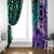 New Zealand Paua Shell With Australia Opal Unique Combine Window Curtain LT14 - Polynesian Pride