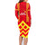 Hawaii Mauna Kea Family Matching Long Sleeve Bodycon Dress and Hawaiian Shirt Hawaiian Kakau Tribal Pattern LT14 - Polynesian Pride