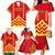 Hawaii Mauna Kea Family Matching Mermaid Dress and Hawaiian Shirt Hawaiian Kakau Tribal Pattern LT14 - Polynesian Pride