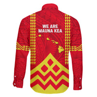 Hawaii Mauna Kea Family Matching Off Shoulder Maxi Dress and Hawaiian Shirt Hawaiian Kakau Tribal Pattern LT14 - Polynesian Pride