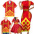 Hawaii Mauna Kea Family Matching Short Sleeve Bodycon Dress and Hawaiian Shirt Hawaiian Kakau Tribal Pattern LT14 - Polynesian Pride