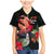 Hawaii Mauna Kea Family Matching Mermaid Dress and Hawaiian Shirt White Mountain With Nene Tropical Vibes LT14 Son's Shirt Black - Polynesian Pride