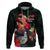 Hawaii Mauna Kea Zip Hoodie White Mountain With Nene Tropical Vibes LT14 Pullover Hoodie Black - Polynesian Pride