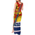 Personalised Mauri Kiribati Tank Maxi Dress Polynesian Ribaberiki Flag Style Mix Plumeria LT14 - Polynesian Pride