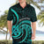 Turquoise New Zealand Mangopare Hawaiian Shirt Aotearoa Maori Koru Style LT14 - Polynesian Pride