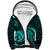 Turquoise New Zealand Mangopare Sherpa Hoodie Aotearoa Maori Koru Style LT14 Unisex Turquoise - Polynesian Pride