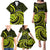 Lime Green New Zealand Mangopare Family Matching Puletasi and Hawaiian Shirt Aotearoa Maori Koru Style LT14 - Polynesian Pride