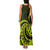 Lime Green New Zealand Mangopare Family Matching Tank Maxi Dress and Hawaiian Shirt Aotearoa Maori Koru Style LT14 - Polynesian Pride