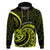 Lime Green New Zealand Mangopare Hoodie Aotearoa Maori Koru Style LT14 Pullover Hoodie Lime Green - Polynesian Pride