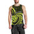 Lime Green New Zealand Mangopare Men Tank Top Aotearoa Maori Koru Style LT14 - Polynesian Pride