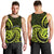 Lime Green New Zealand Mangopare Men Tank Top Aotearoa Maori Koru Style LT14 - Polynesian Pride