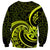 Lime Green New Zealand Mangopare Sweatshirt Aotearoa Maori Koru Style LT14 - Polynesian Pride