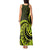 Lime Green New Zealand Mangopare Tank Maxi Dress Aotearoa Maori Koru Style LT14 - Polynesian Pride