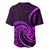 Purple Aotearoa Mangopare Baseball Jersey NZ Maori Koru Style LT14 - Polynesian Pride