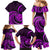 Purple Aotearoa Mangopare Family Matching Mermaid Dress and Hawaiian Shirt NZ Maori Koru Style LT14 - Polynesian Pride