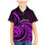 Purple Aotearoa Mangopare Family Matching Mermaid Dress and Hawaiian Shirt NZ Maori Koru Style LT14 Son's Shirt Purple - Polynesian Pride