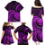 Purple Aotearoa Mangopare Family Matching Puletasi and Hawaiian Shirt NZ Maori Koru Style LT14 - Polynesian Pride