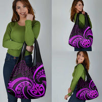 Purple Aotearoa Mangopare Grocery Bag NZ Maori Koru Style LT14 - Polynesian Pride