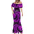 Purple Aotearoa Mangopare Mermaid Dress NZ Maori Koru Style LT14 - Polynesian Pride