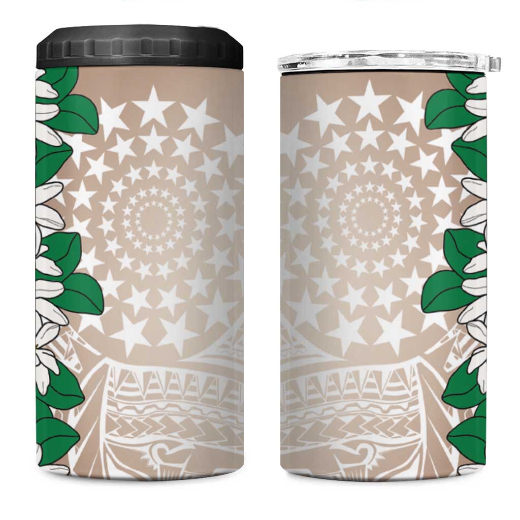 Cook Islands Tiare Maori With Conch Shell 4 in 1 Can Cooler Tumbler 2025 Pasifika Polynesian Tattoo LT14 One Size: 16 oz Brown - Polynesian Pride