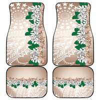 Cook Islands Tiare Maori With Conch Shell Car Mats 2025 Pasifika Polynesian Tattoo LT14 - Polynesian Pride