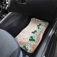 Cook Islands Tiare Maori With Conch Shell Car Mats 2025 Pasifika Polynesian Tattoo LT14 - Polynesian Pride