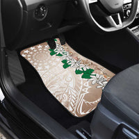 Cook Islands Tiare Maori With Conch Shell Car Mats 2025 Pasifika Polynesian Tattoo LT14 - Polynesian Pride