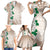 Cook Islands Tiare Maori With Conch Shell Family Matching Short Sleeve Bodycon Dress and Hawaiian Shirt 2025 Pasifika Polynesian Tattoo