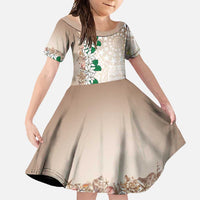 Cook Islands Tiare Maori With Conch Shell Family Matching Tank Maxi Dress and Hawaiian Shirt 2025 Pasifika Polynesian Tattoo