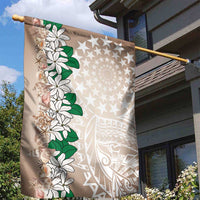 Cook Islands Tiare Maori With Conch Shell Garden Flag 2025 Pasifika Polynesian Tattoo LT14 - Polynesian Pride