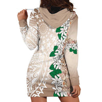 Cook Islands Tiare Maori With Conch Shell Hoodie Dress 2025 Pasifika Polynesian Tattoo LT14 - Polynesian Pride