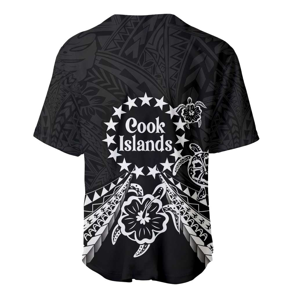 Kia Orana Cook Islands Baseball Jersey 2025 Pasifika Polynesian Turtle Black Color