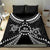 Kia Orana Cook Islands Bedding Set 2025 Pasifika Polynesian Turtle Black Color