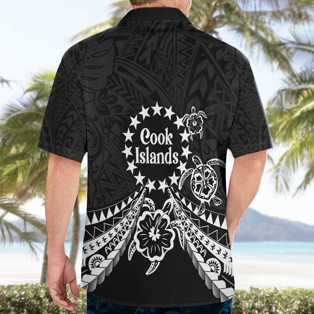 Kia Orana Cook Islands Hawaiian Shirt 2025 Pasifika Polynesian Turtle Black Color LT14 - Polynesian Pride