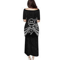 Kia Orana Cook Islands Puletasi 2025 Pasifika Polynesian Turtle Black Color LT14 - Polynesian Pride