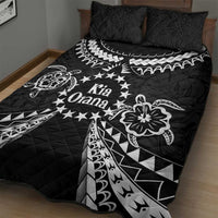 Kia Orana Cook Islands Quilt Bed Set 2025 Pasifika Polynesian Turtle Black Color LT14 - Polynesian Pride