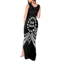 Kia Orana Cook Islands Tank Maxi Dress 2025 Pasifika Polynesian Turtle Black Color LT14 - Polynesian Pride